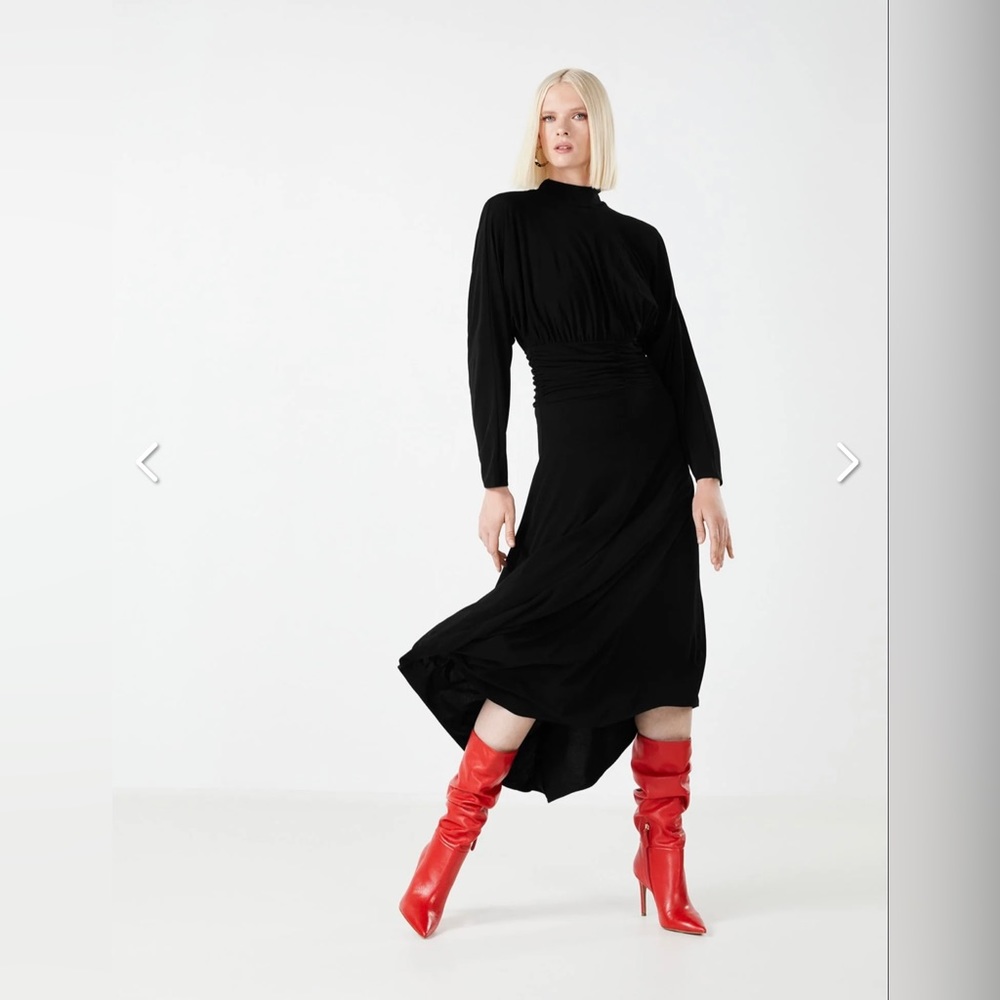 BCBG MAXAZRIA ANTONELLA TURTLENECK DRESS M